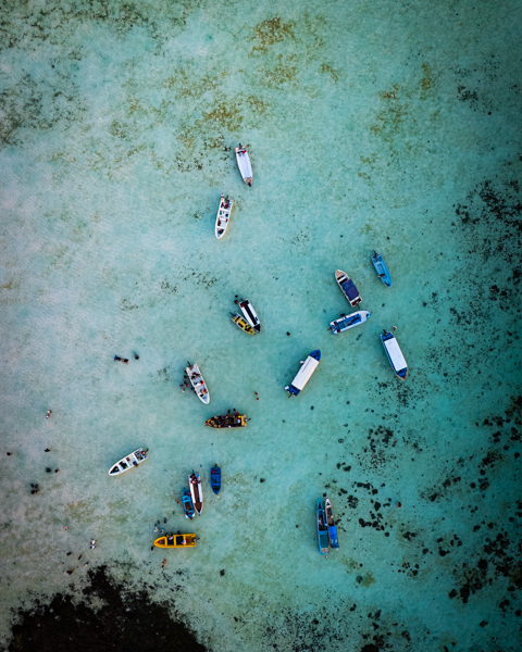 Resting boat in Indonesia